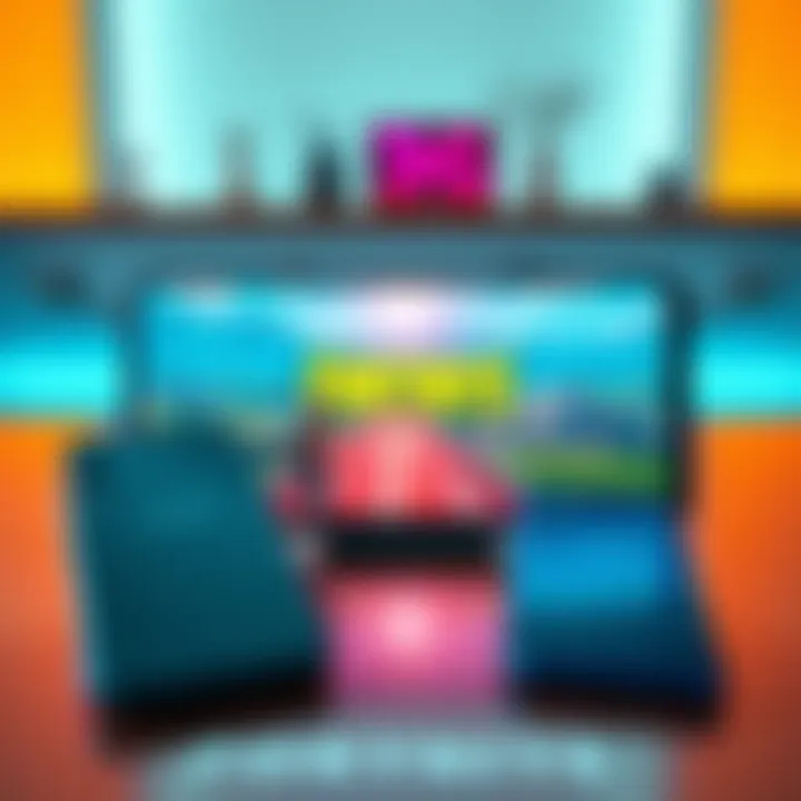 Samsung Galaxy A15 and A16 5G smartphones displayed on a table with Fortnite game on screen