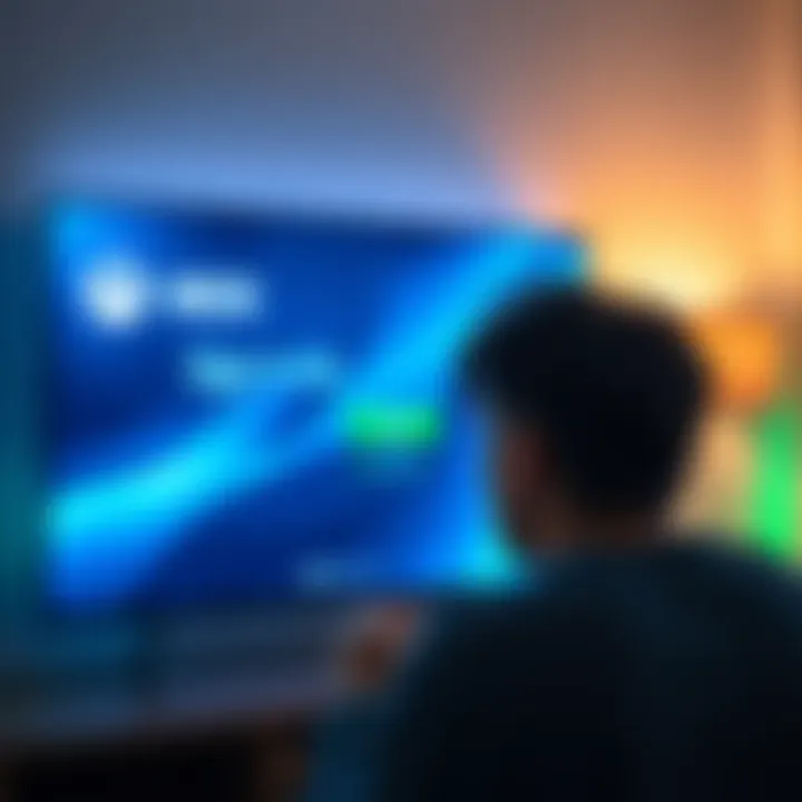 Samsung TV Xbox App Login Screen A person looking frustrated while trying to sign in to the Samsung TV Xbox app on their TV screen.