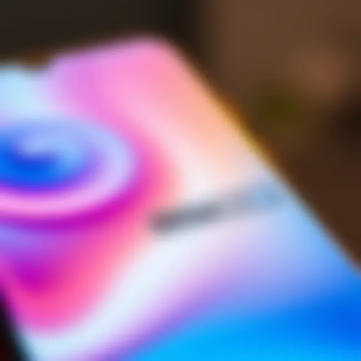 Close-up of a Samsung device screen displaying settings with 90fps option highlighted