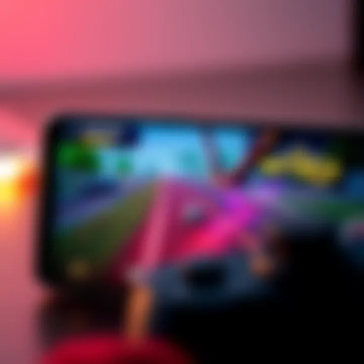 A close-up of a Samsung S25 showing a game screen with stuttering graphics, highlighting performance problems while playing at 120fps.