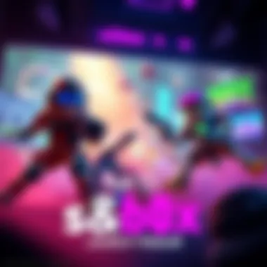 A scene from the s&box launch trailer showing dynamic gameplay with vibrant graphics and engaging characters