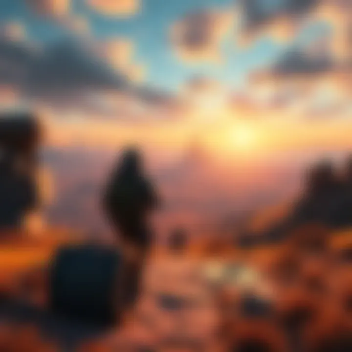 A character exploring a vast open world in a sandbox RPG setting, highlighting the essence of player freedom.