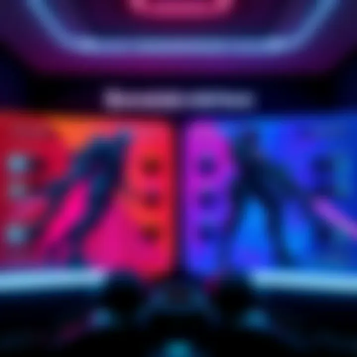 A split view showing Sandevistan and Cyberdeck on a game interface, highlighting character builds and ability points