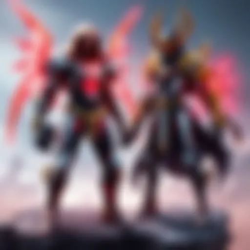 Showcasing the Sandsylph Scion Ultimate Set with Silvanus Xsuit and Pharoah Xsuit designs