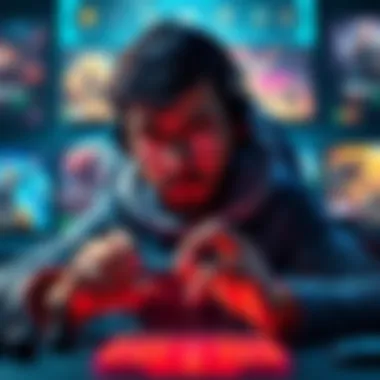 A gamer analyzing choices between Saros and Pragmata, with game images in the background.
