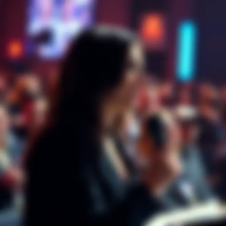 Sasha Grey passionately defends Hasan during a public event, facing a crowd of mixed reactions