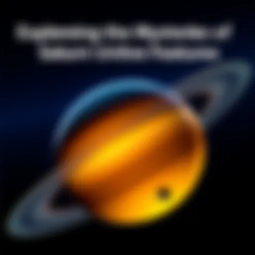 A view of Saturn showcasing its bright rings and colorful atmosphere against a dark space background.