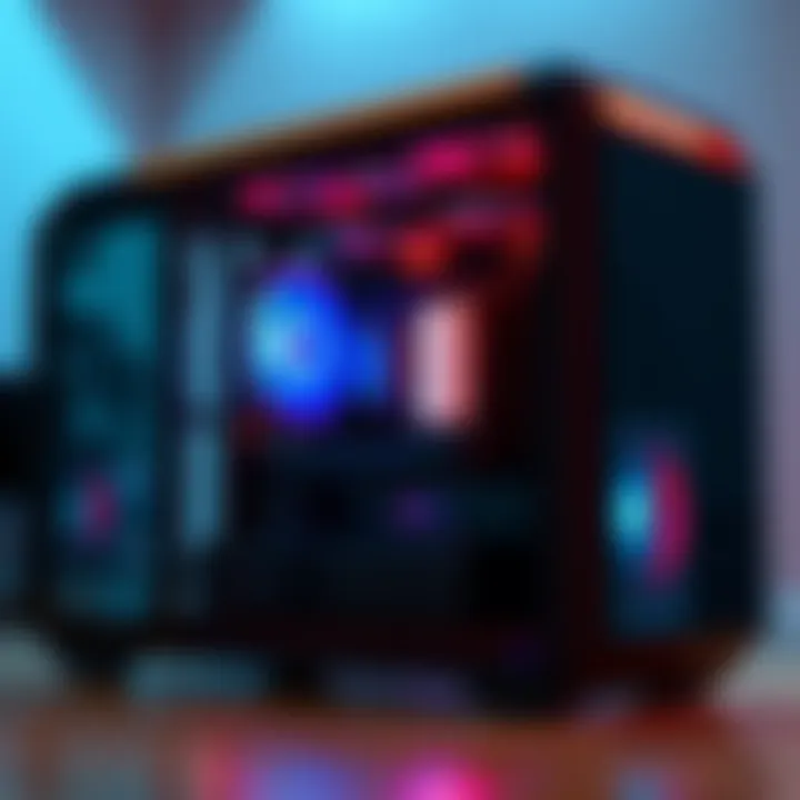 A close-up view of the Savage Raven Dockable Split Case showcasing its design and features suitable for gamers