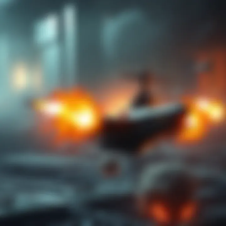 Savannah's AA Fire Engages Covenant Corvette Savannah's anti-aircraft fire targeting a Covenant Corvette in an intense battle scene