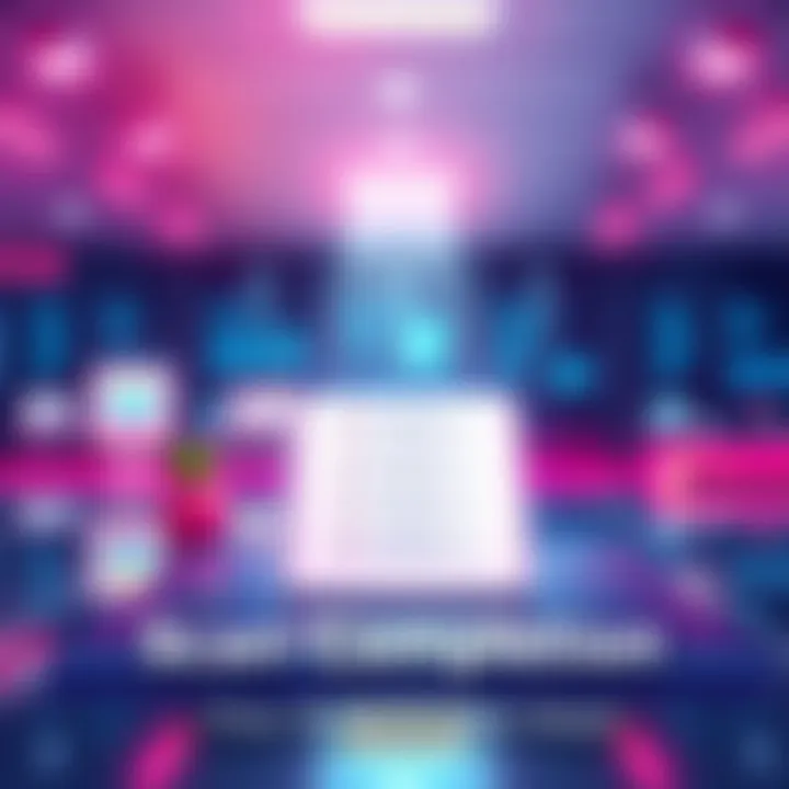 Scan Completion Illustration A visual representation of a completed scan with a checklist and project updates in the background, symbolizing new possibilities.