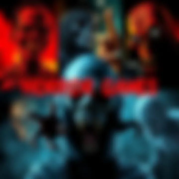 A collection of horror game covers featuring dark themes and eerie characters, showcasing the most terrifying titles.