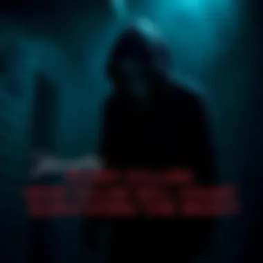 A creepy killer figure lurks in a shadowy atmosphere, ready to scare survivors in the game.