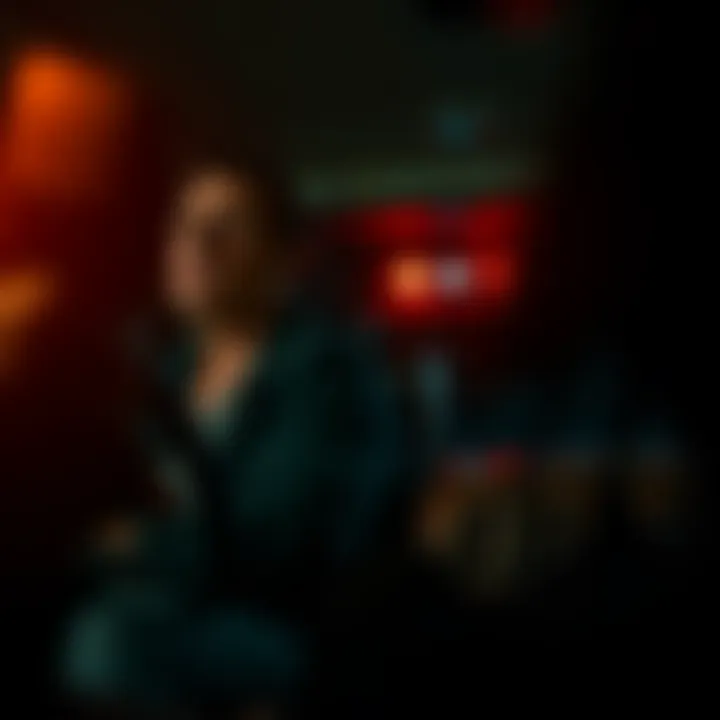 A dark and tense moment showing a character trapped in an RV, looking frightened and surrounded by dangers. Shadows loom outside the vehicle, adding to the horror atmosphere.