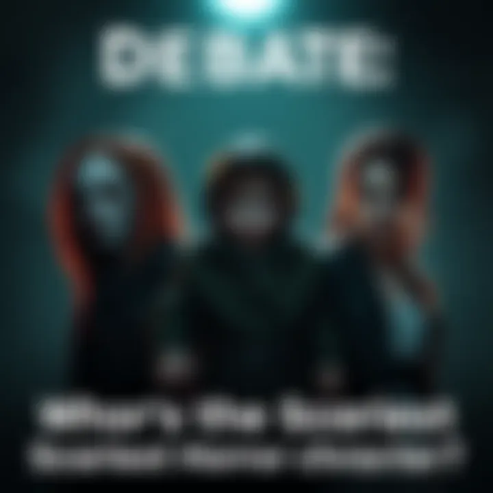 Three horror game characters: Lisa from P.T., The Baby from Resident Evil: Village, and The Girl from Resident Evil: Requiem in a dark setting