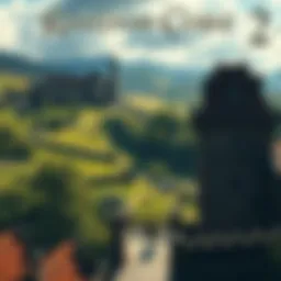 A beautiful medieval setting featuring detailed landscapes, lush greenery, and historic buildings from Kingdom Come Deliverance 2.