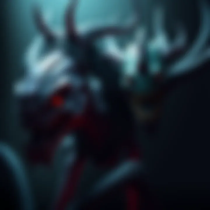 A depiction of Fikrul and Praksis, two Scorn creatures, showcasing their unique designs and expressions that hint at their intelligence, set against a dark, fantasy background.