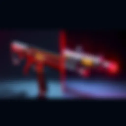 Scout Rifle and Trace Rifle Comparison A side-by-side view of a Scout Rifle and a Trace Rifle from the Final Shape game, highlighting their designs and features.