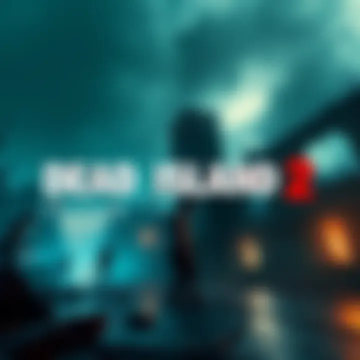 A dark, broken cityscape with zombies lurking, symbolizing the failed 2014 Dead Island 2 project.