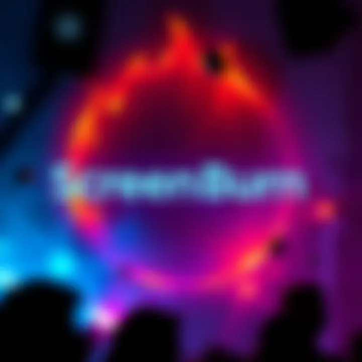 Logo of Screen Burn, the new name of the Townfall developers, showcasing a modern and bold design