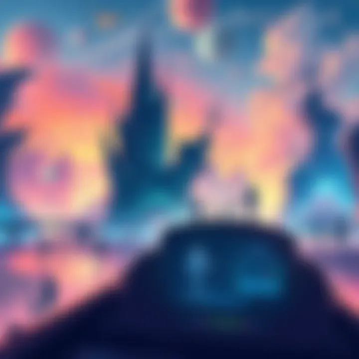 A vibrant community of people exploring new virtual landscapes together on the SEA Server.