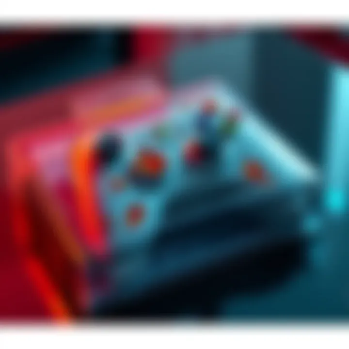 A sealed Xbox 360 controller showing signs of dried battery acid on the packaging, placed on a table with a poll option beside it.