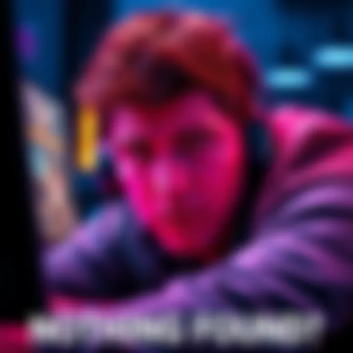 Search for New Game Plus Mod A gamer looking at a computer screen with a frustrated expression while searching for a New Game Plus mod.