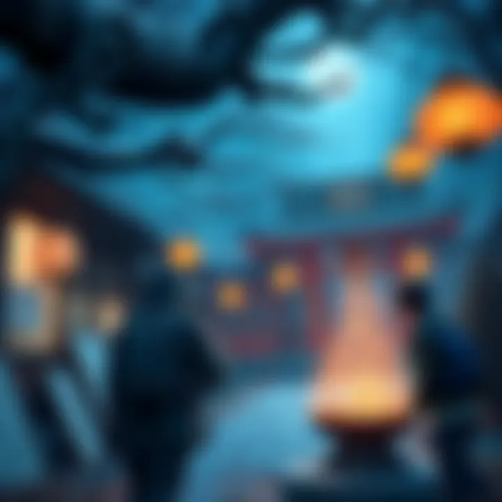 Searching for Magatama A player exploring a shrine looking for the missing Magatama, surrounded by traditional Japanese elements and a mystical atmosphere.