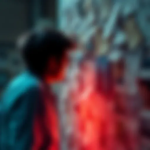 A person looking at a wall covered with notes, strings, and pictures, trying to connect the dots between clues about Order and Pepe Silvia.