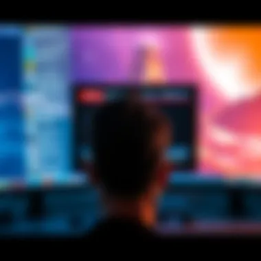 Searching for Shawn Chaunson Video A person looking at a computer screen with a video player open, displaying a paused Square Enix video.