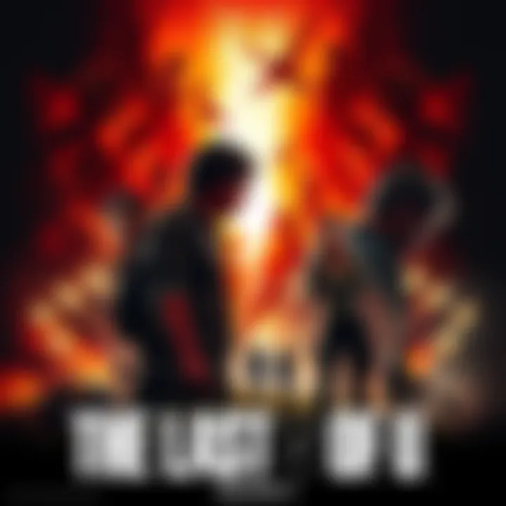 A promotional poster for Season 2 of The Last of Us showcasing key characters and dramatic scenes from the series