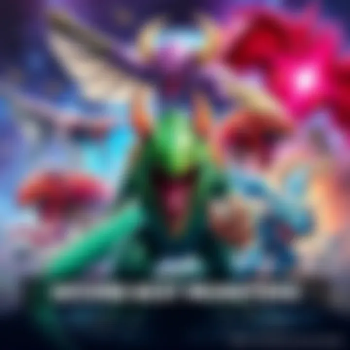 A colorful illustration featuring various secondary monsters from Monster Hunter games, showcasing their unique design and abilities, ready for battle.