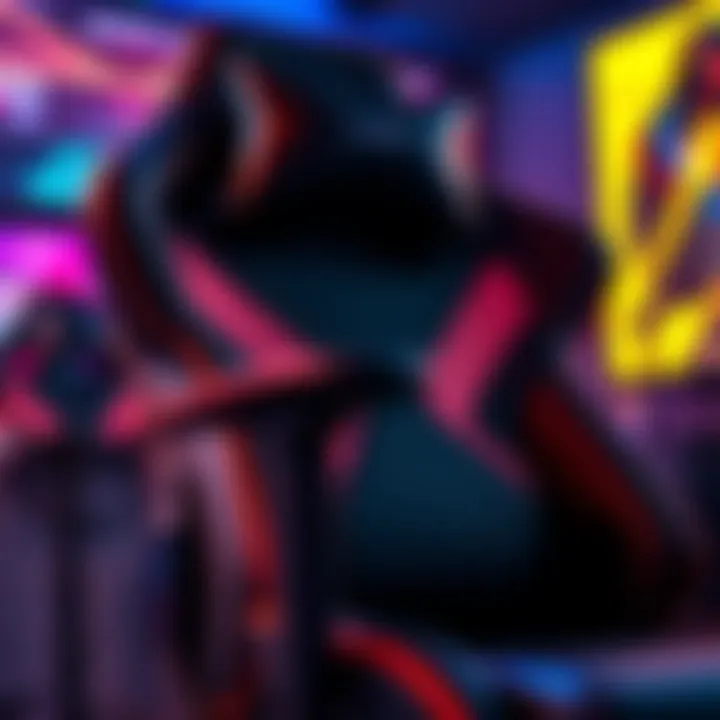A close-up of the Secretlab Titan Evo chair showcasing its adjustable features and sleek design.