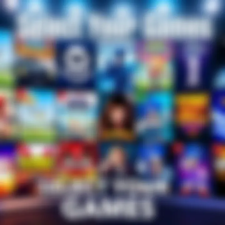 A vibrant display of video game covers showcasing titles like Griftlands and Sonic Frontiers, inviting players to choose their favorites from the Humble Choice event.