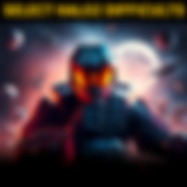 A player contemplating the choice between Heroic and Normal difficulty in Halo 2, surrounded by game elements and a controller