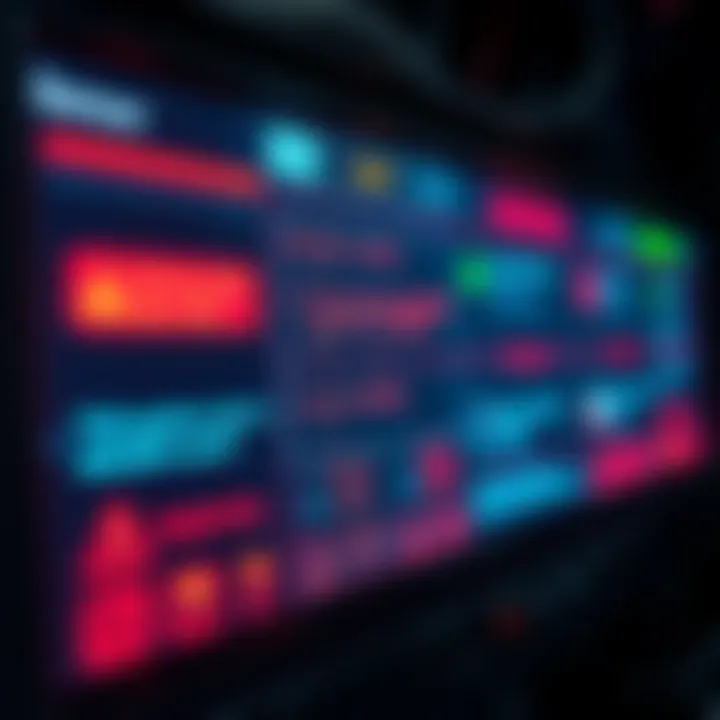 Sensor Display with Error Indicators A close-up view of a sensor display showing unusual error messages and alerts, highlighting concerns about technology reliability.