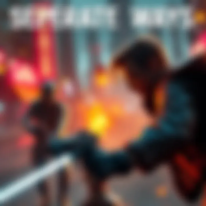 A player character engaging in action sequences from the Separate Ways DLC, showcasing intense gameplay moments and stunning graphics.