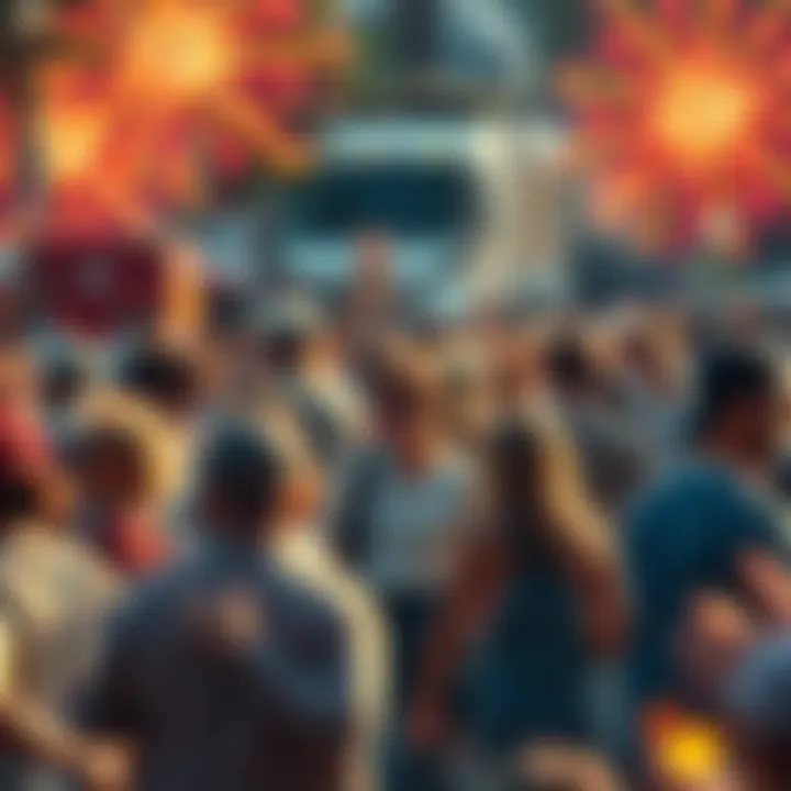 People participating in various fun activities during September events in the US