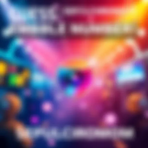 A colorful contest poster inviting people to guess a number from 1 to 100 to win a SEPULCHROMATIC emblem, featuring an eye-catching emblem design
