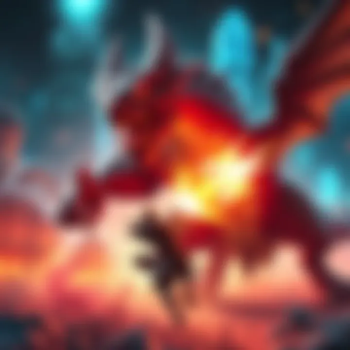 Seregios Monster Battle A player fighting Seregios, a dragon-like monster, in a vibrant gaming environment, showcasing intense action and frustration over the challenging encounter.