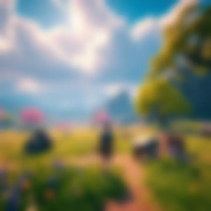 A calm scene featuring a character exploring a beautiful, vibrant world in a PS4 game, surrounded by nature and solving challenges without combat.