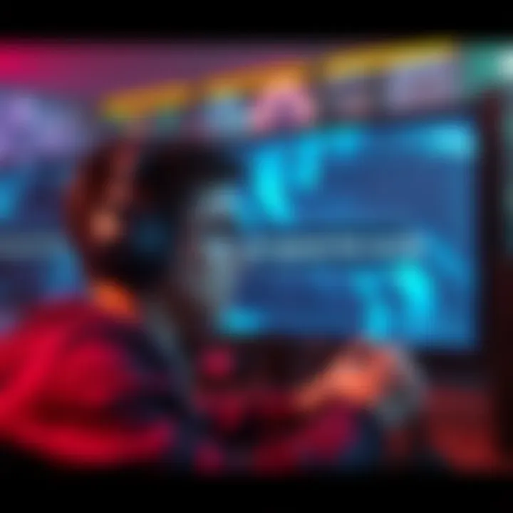 A frustrated gamer looking at a screen displaying a 'No response from server' message during a match