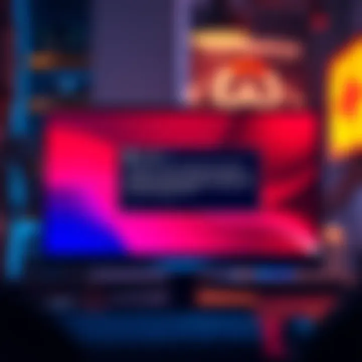 A computer screen displaying an error message about a server outage, with a notification about Overwatch's tweet above it.