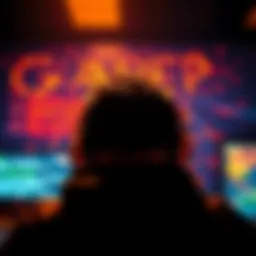 A frustrated gamer staring at a crashed game screen, with error messages displayed