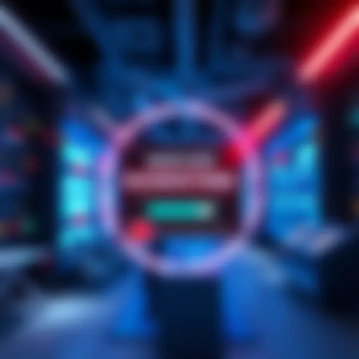 Server Downtime Notification A graphic showing server downtime alert with a loading icon and a message indicating bug fixes and improvement updates.