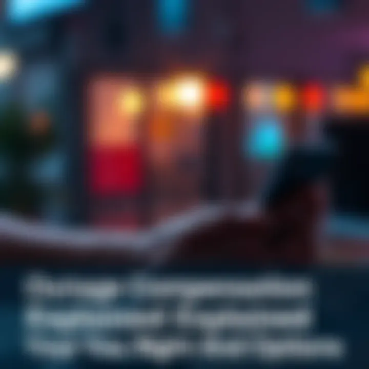 Individual checking a notification about a service outage on their smartphone