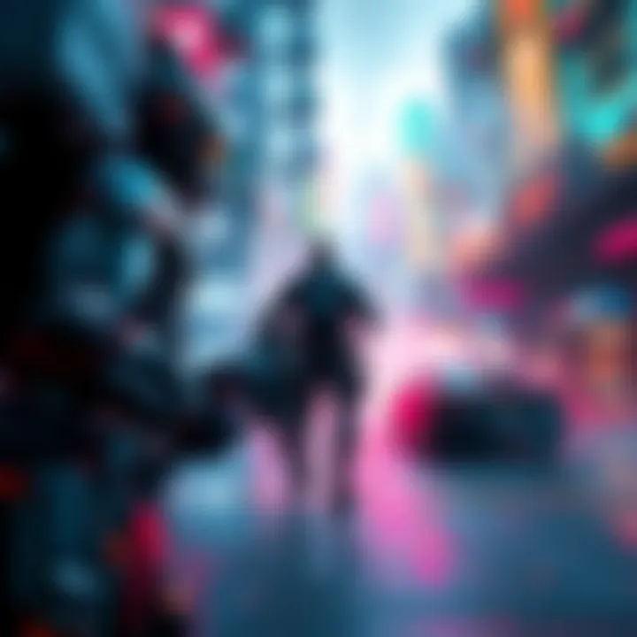 A character in futuristic armor explores a sci-fi environment with vibrant colors and detailed 3D graphics in Shadow Complex.