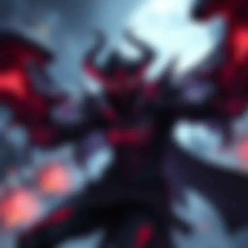 Shadow Fiend character fighting in a game, showing his dark powers and lack of escape options against agile enemies.