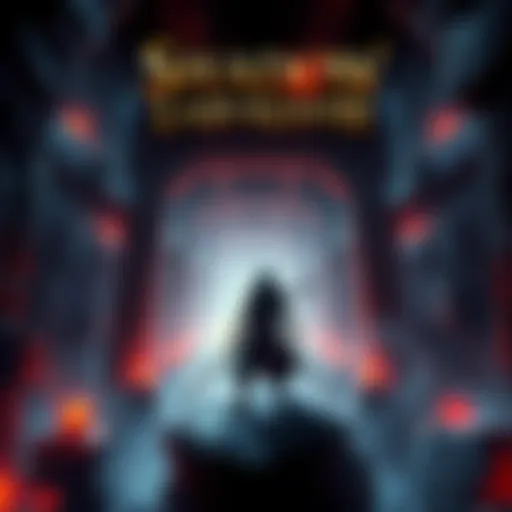 Cover art of Shadow Labyrinth featuring a dark, mysterious labyrinth with glowing elements and a character poised for exploration.