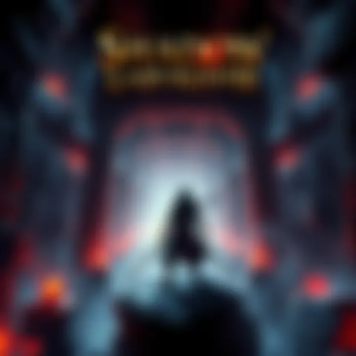 Cover art of Shadow Labyrinth featuring a dark, mysterious labyrinth with glowing elements and a character poised for exploration.