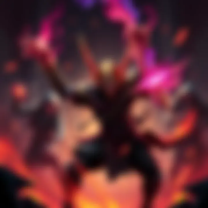 Shadow Shaman casting spells on enemies during a game, showcasing his skills as a top support character.